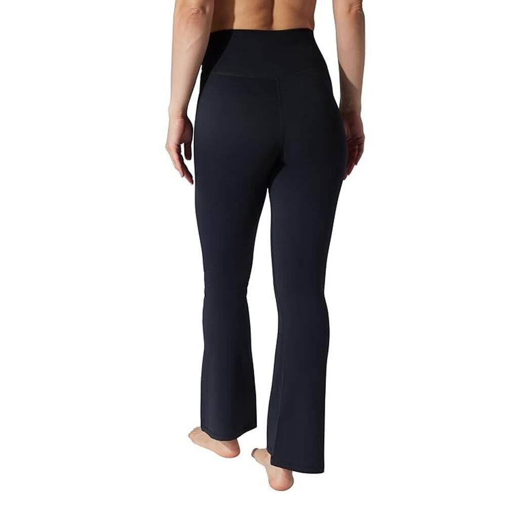 Yogalicious High Waist Y2K flare Proof Boot Cut Yoga Pants Black XL A006362 - Picture 2 of 10